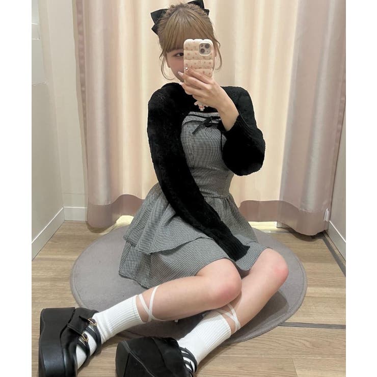 フードボレロ×ミニキャミワンピセット | MAJESTIC LEGON  | 詳細画像16 