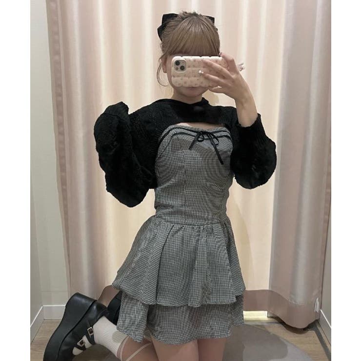 フードボレロ×ミニキャミワンピセット | MAJESTIC LEGON  | 詳細画像17 