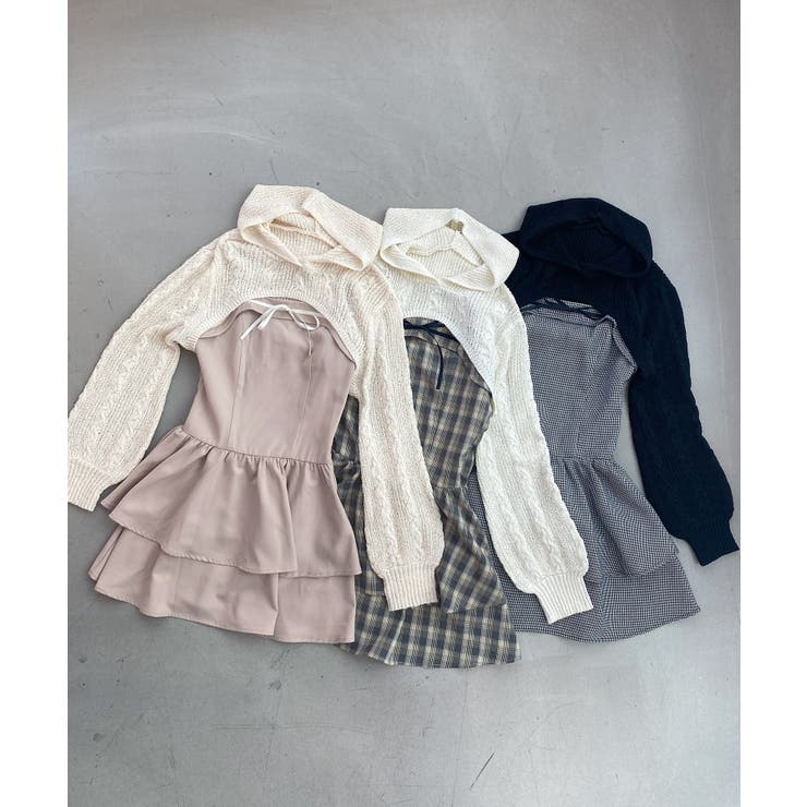 フードボレロ×ミニキャミワンピセット | MAJESTIC LEGON  | 詳細画像2 