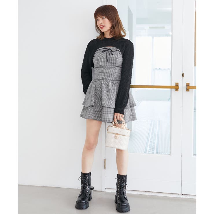 フードボレロ×ミニキャミワンピセット | MAJESTIC LEGON  | 詳細画像21 