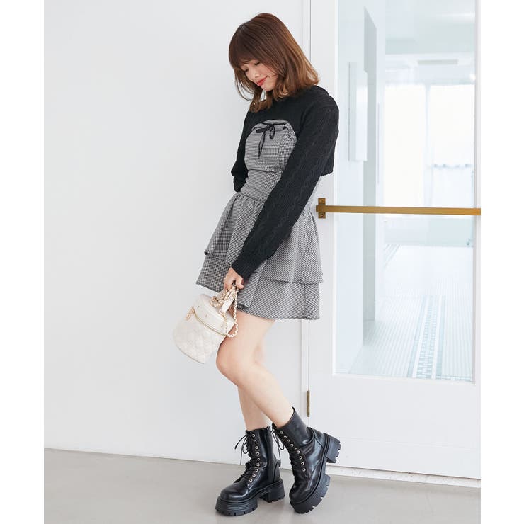 フードボレロ×ミニキャミワンピセット | MAJESTIC LEGON  | 詳細画像22 