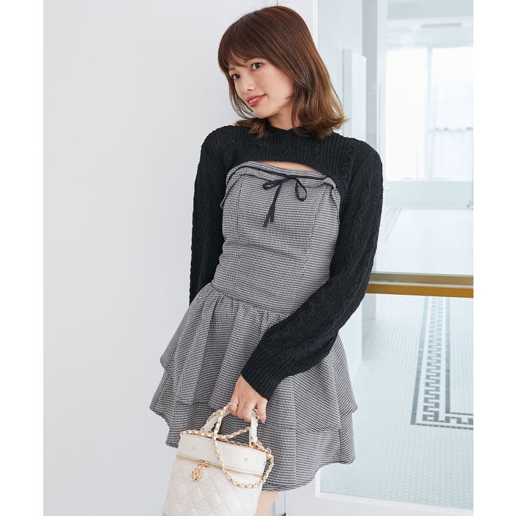 フードボレロ×ミニキャミワンピセット | MAJESTIC LEGON  | 詳細画像24 