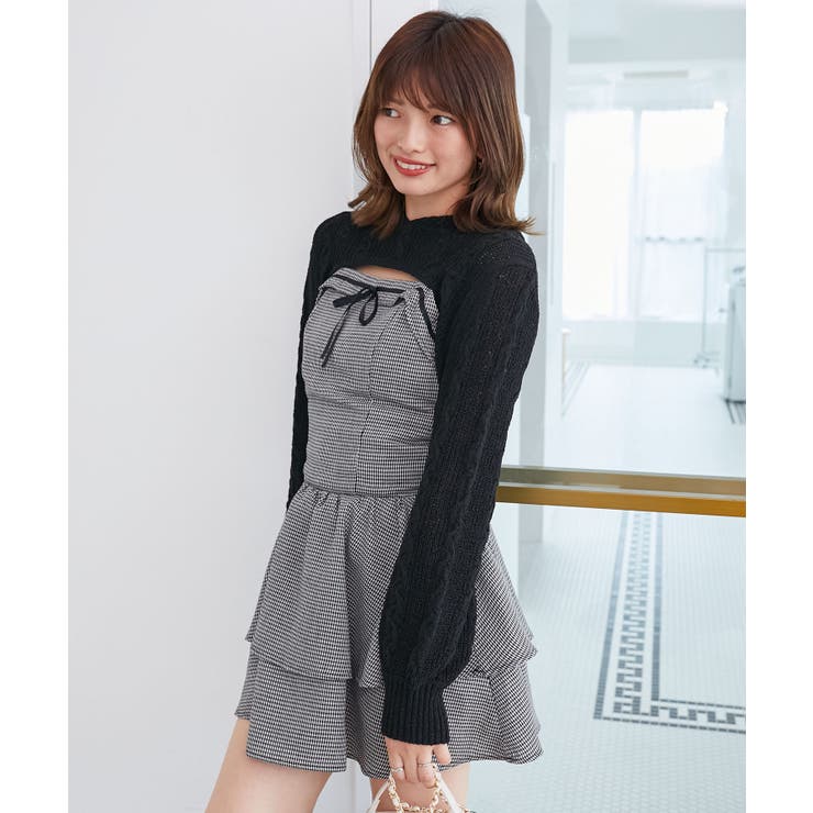 フードボレロ×ミニキャミワンピセット | MAJESTIC LEGON  | 詳細画像25 