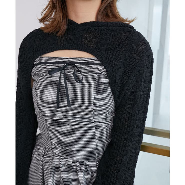 フードボレロ×ミニキャミワンピセット | MAJESTIC LEGON  | 詳細画像27 