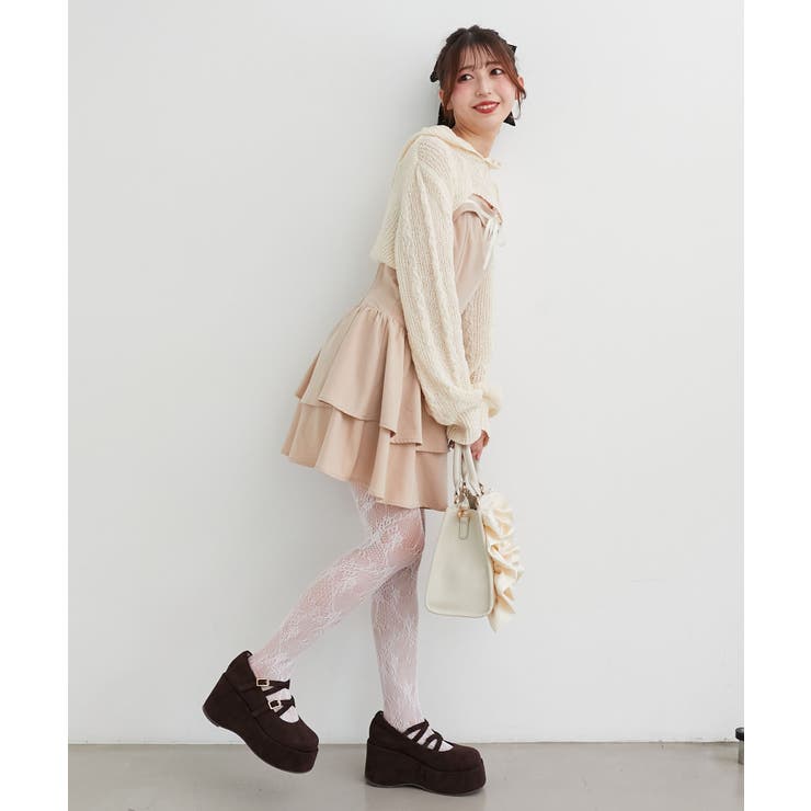 フードボレロ×ミニキャミワンピセット | MAJESTIC LEGON  | 詳細画像31 