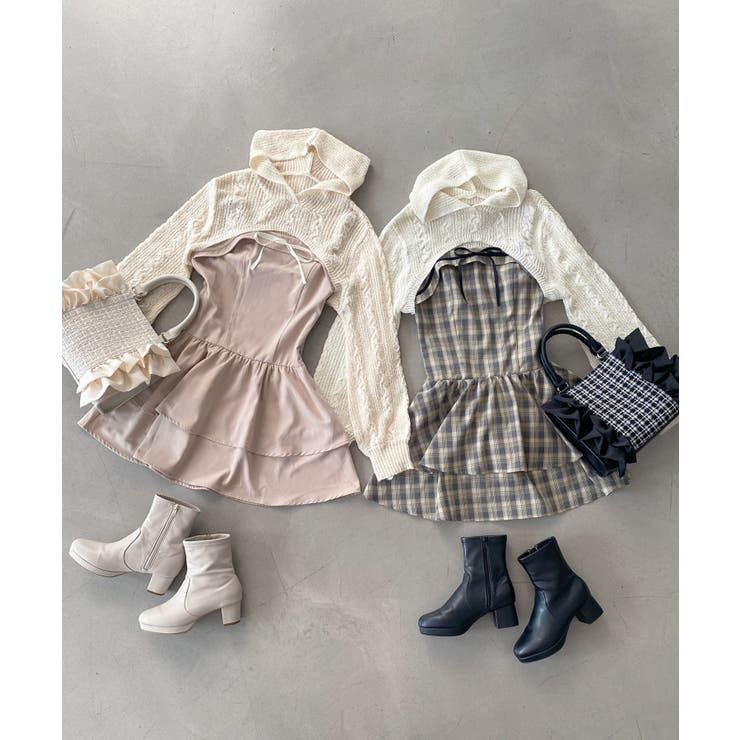 フードボレロ×ミニキャミワンピセット | MAJESTIC LEGON  | 詳細画像37 