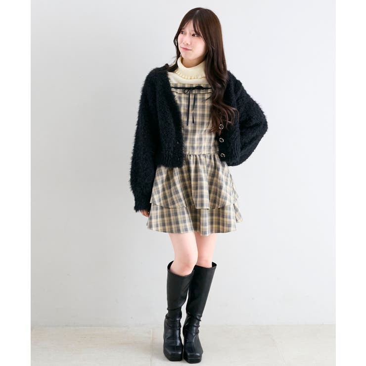 フードボレロ×ミニキャミワンピセット | MAJESTIC LEGON  | 詳細画像5 