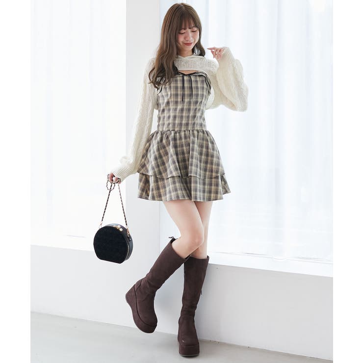 フードボレロ×ミニキャミワンピセット | MAJESTIC LEGON  | 詳細画像7 