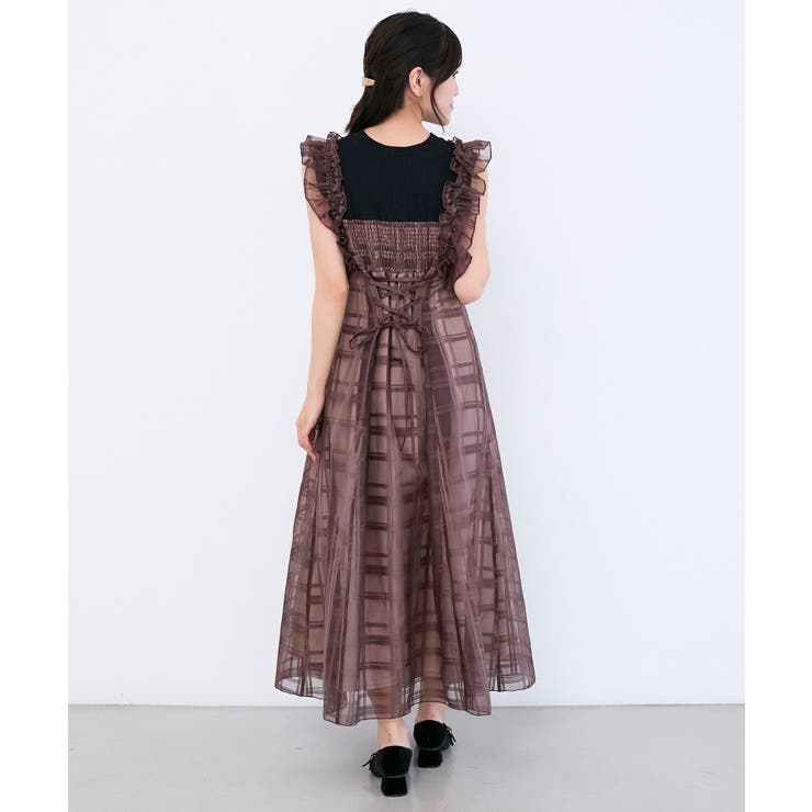 ノースリフリルドッキングワンピ | MAJESTIC LEGON  | 詳細画像11 