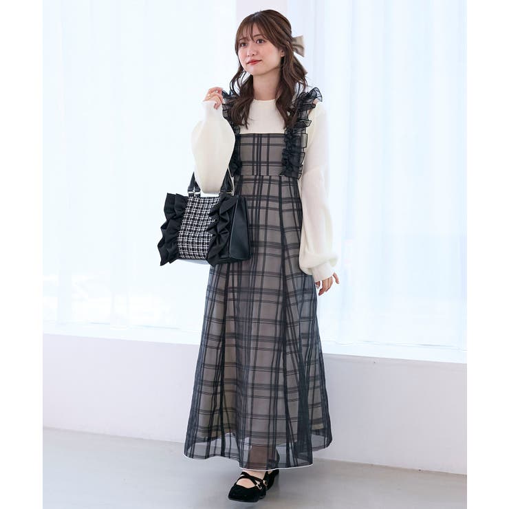 ノースリフリルドッキングワンピ | MAJESTIC LEGON  | 詳細画像19 