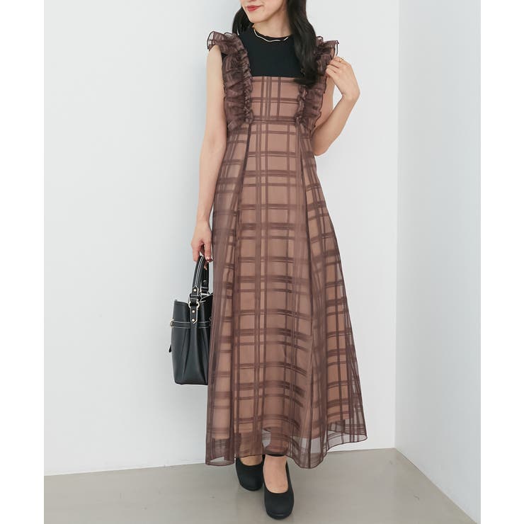 ノースリフリルドッキングワンピ | MAJESTIC LEGON  | 詳細画像2 