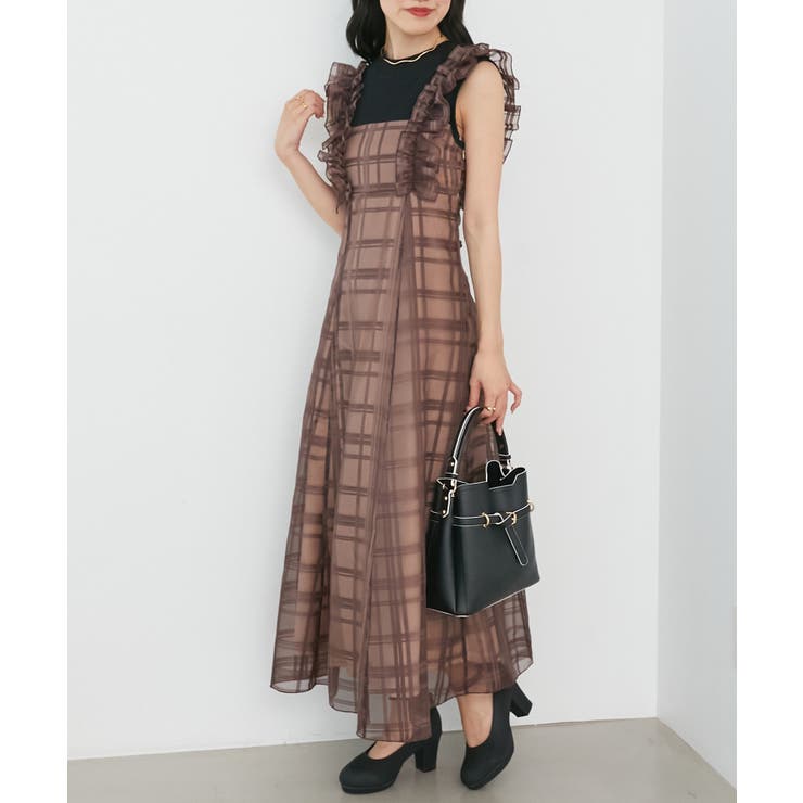 ノースリフリルドッキングワンピ | MAJESTIC LEGON  | 詳細画像3 