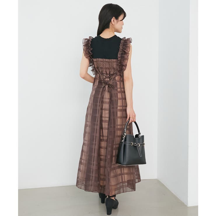 ノースリフリルドッキングワンピ | MAJESTIC LEGON  | 詳細画像4 