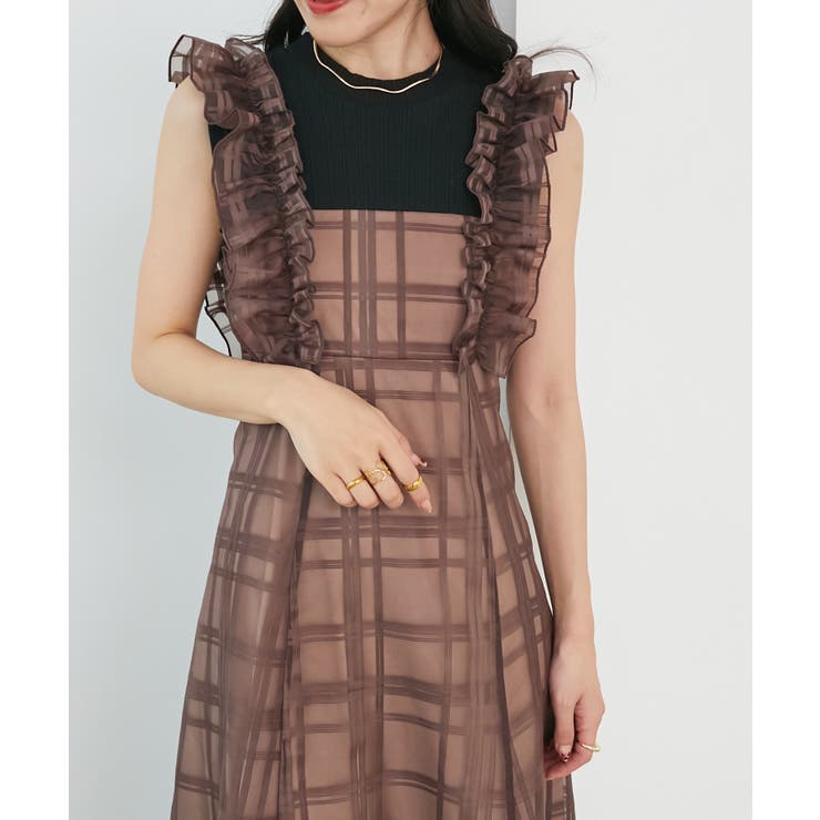 ノースリフリルドッキングワンピ | MAJESTIC LEGON  | 詳細画像5 