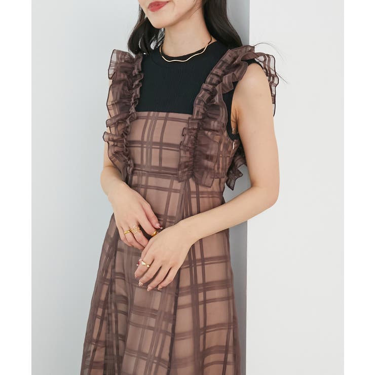 ノースリフリルドッキングワンピ | MAJESTIC LEGON  | 詳細画像6 