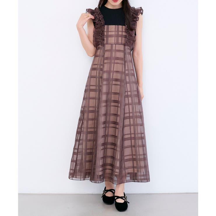 ノースリフリルドッキングワンピ | MAJESTIC LEGON  | 詳細画像9 