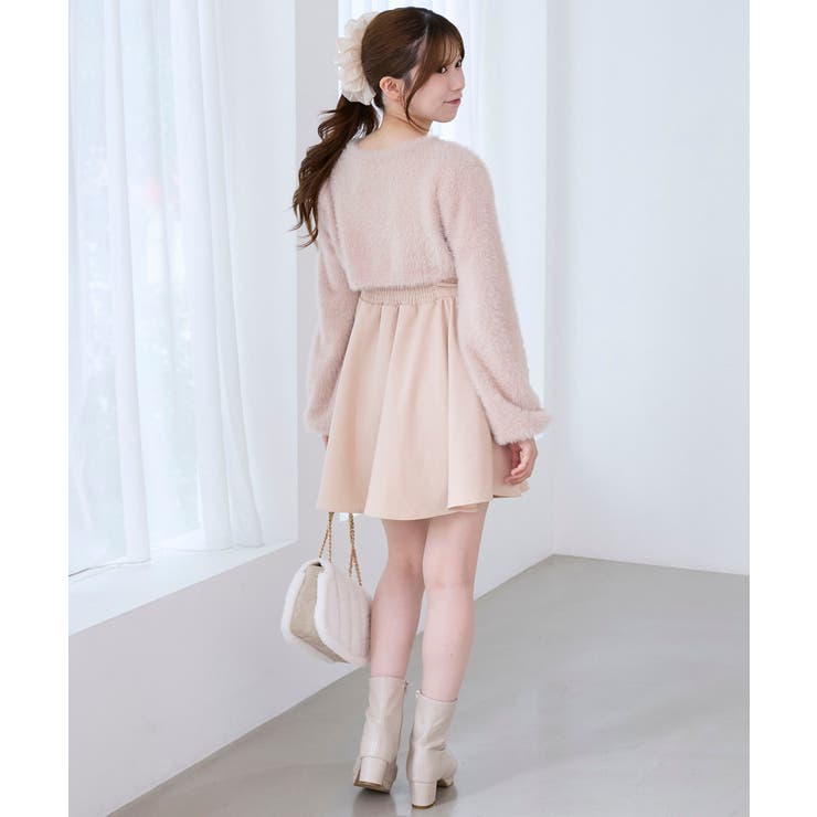 ふわふわニット×ミニワンピセット | MAJESTIC LEGON  | 詳細画像15 