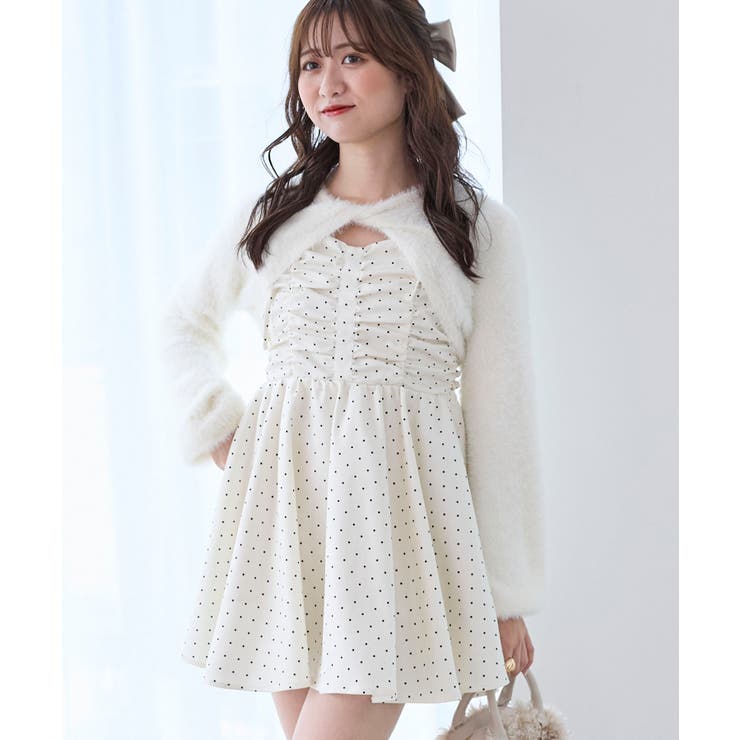 ふわふわニット×ミニワンピセット | MAJESTIC LEGON  | 詳細画像7 