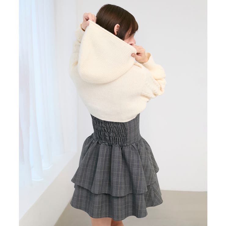 ケーブルフードボレロセットミニワンピ | MAJESTIC LEGON  | 詳細画像20 