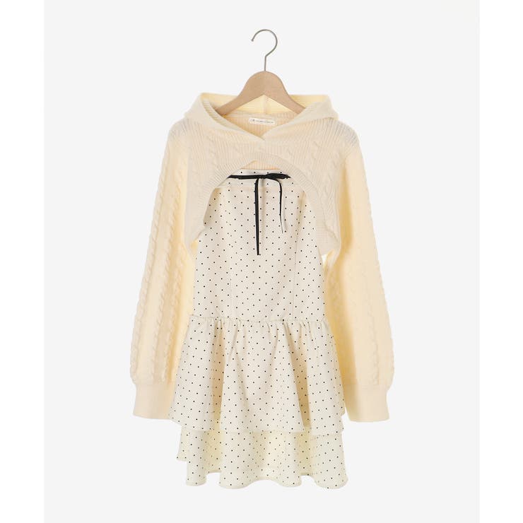 ケーブルフードボレロセットミニワンピ | MAJESTIC LEGON  | 詳細画像25 