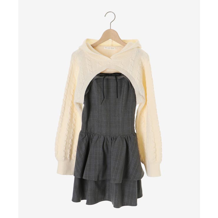 ケーブルフードボレロセットミニワンピ | MAJESTIC LEGON  | 詳細画像26 