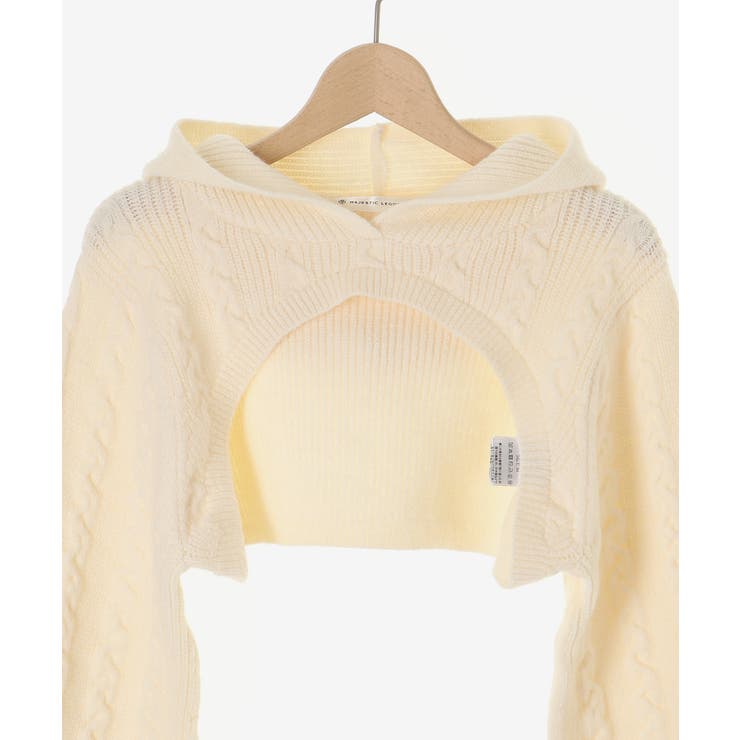 ケーブルフードボレロセットミニワンピ | MAJESTIC LEGON  | 詳細画像38 