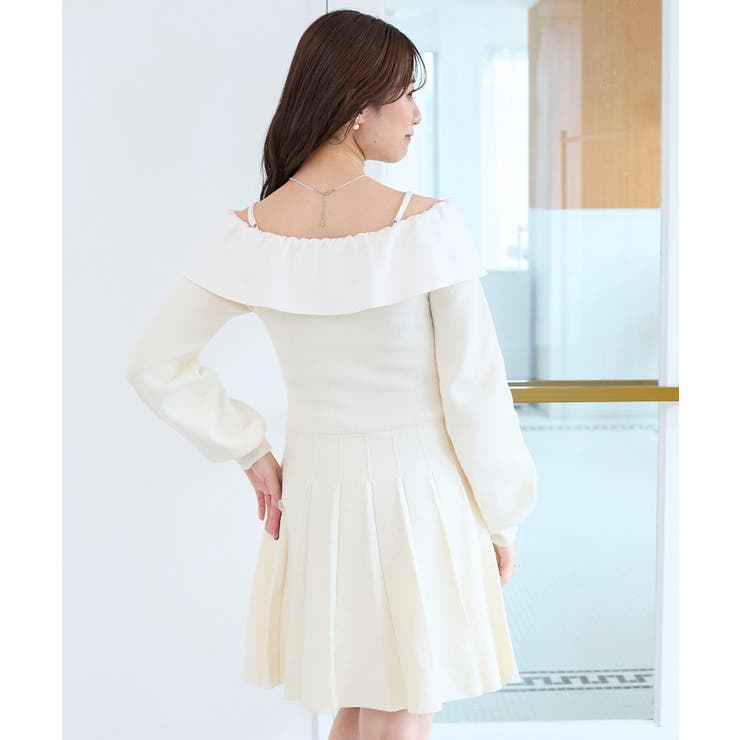 フロントビッグリボンニットミニワンピ | MAJESTIC LEGON  | 詳細画像16 