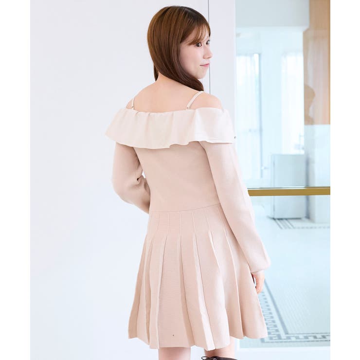 フロントビッグリボンニットミニワンピ | MAJESTIC LEGON  | 詳細画像23 