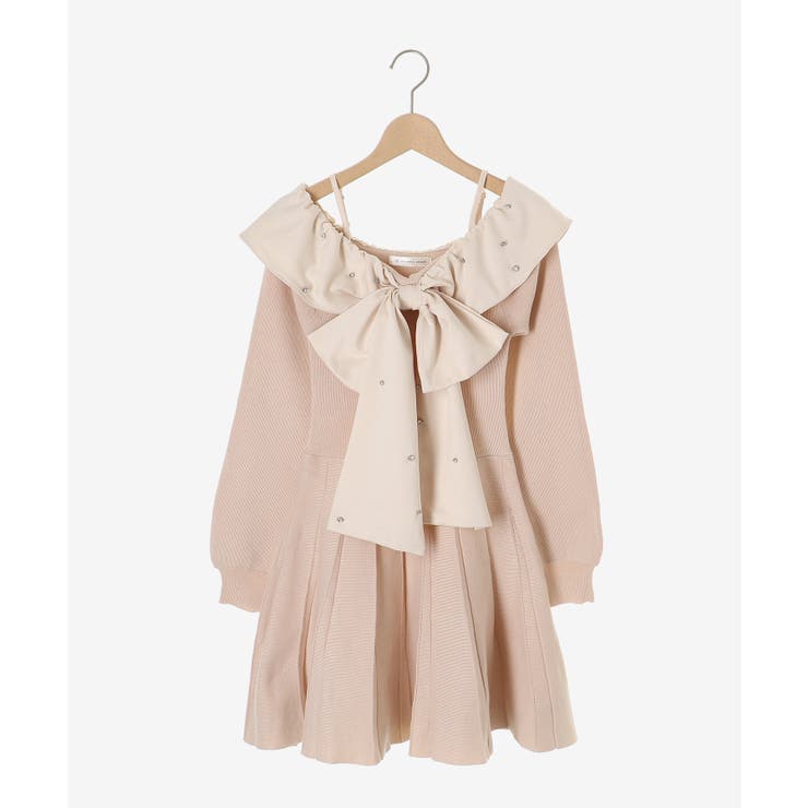 フロントビッグリボンニットミニワンピ | MAJESTIC LEGON  | 詳細画像26 