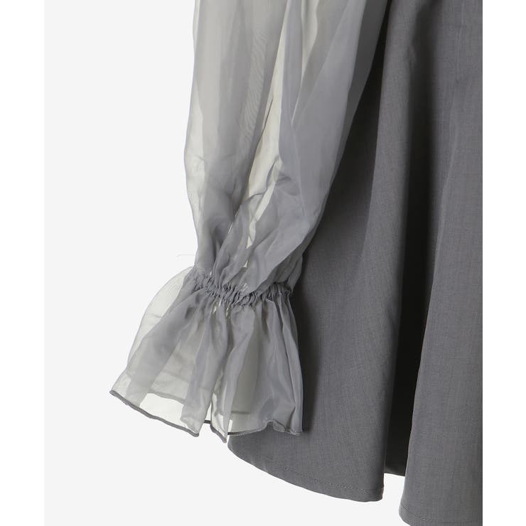 袖異素材ミニワンピース | MAJESTIC LEGON  | 詳細画像35 