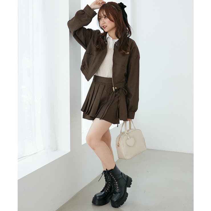 襟付きショートブルゾン | MAJESTIC LEGON  | 詳細画像16 