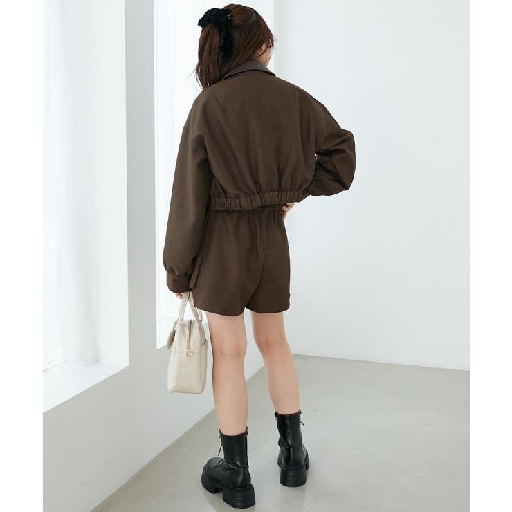 襟付きショートブルゾン | MAJESTIC LEGON  | 詳細画像17 