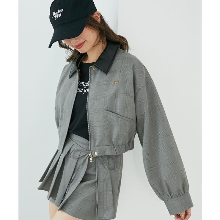 襟付きショートブルゾン | MAJESTIC LEGON  | 詳細画像27 