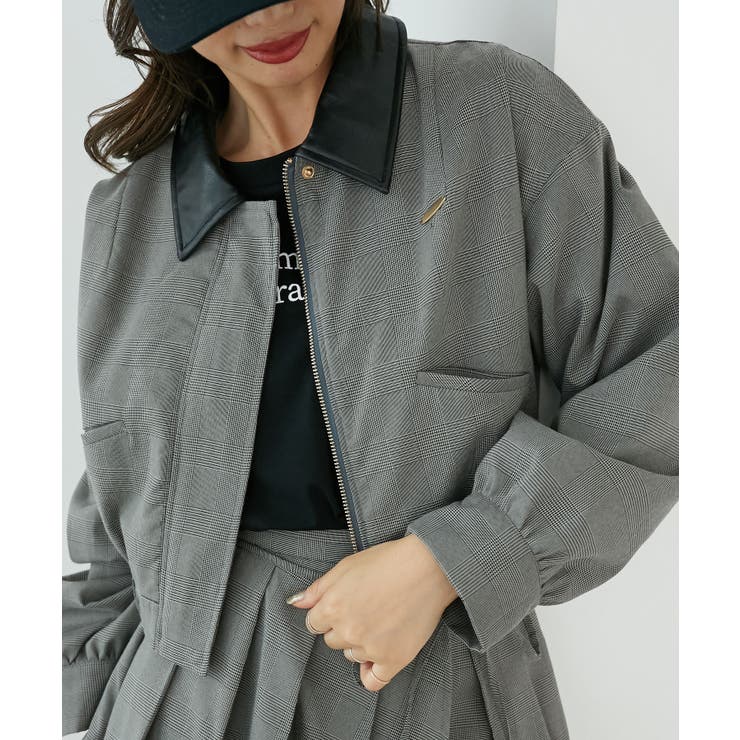 襟付きショートブルゾン | MAJESTIC LEGON  | 詳細画像29 