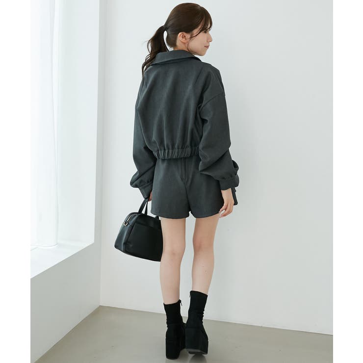 襟付きショートブルゾン | MAJESTIC LEGON  | 詳細画像32 