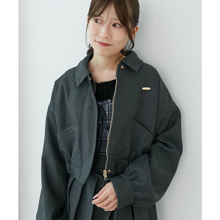 襟付きショートブルゾン | MAJESTIC LEGON  | 詳細画像33 