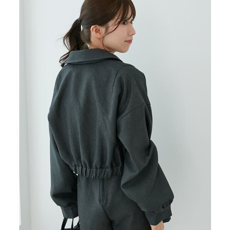 襟付きショートブルゾン | MAJESTIC LEGON  | 詳細画像35 