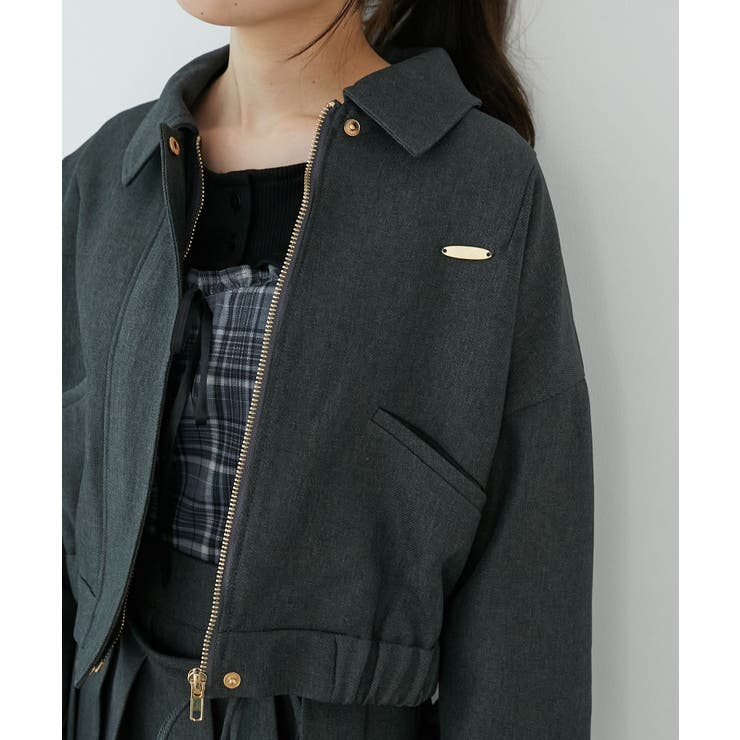 襟付きショートブルゾン | MAJESTIC LEGON  | 詳細画像36 