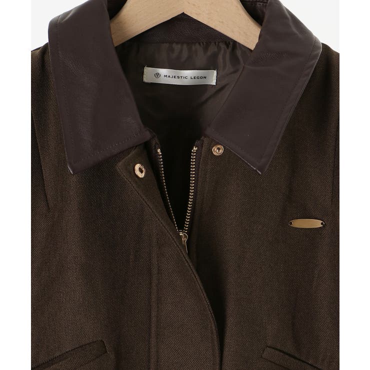 襟付きショートブルゾン | MAJESTIC LEGON  | 詳細画像45 