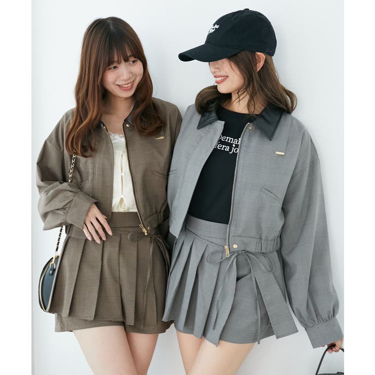 襟付きショートブルゾン | MAJESTIC LEGON  | 詳細画像6 