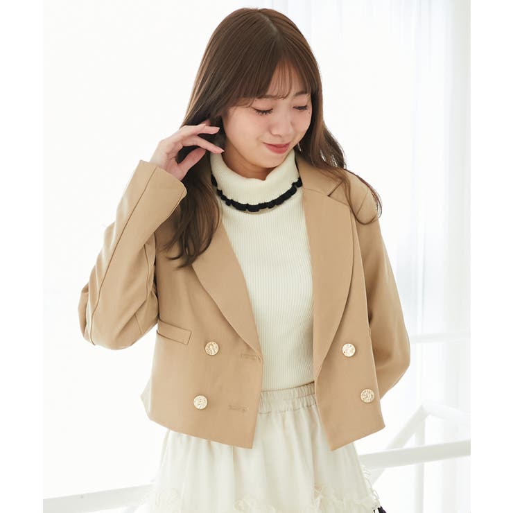 ダブルブレストショートジャケット | MAJESTIC LEGON  | 詳細画像12 