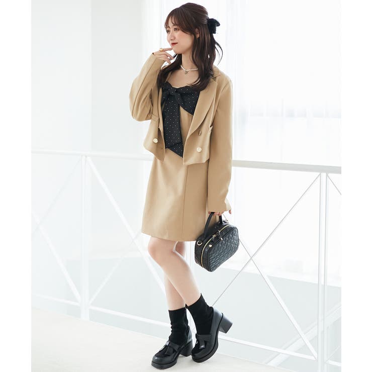 ダブルブレストショートジャケット | MAJESTIC LEGON  | 詳細画像3 