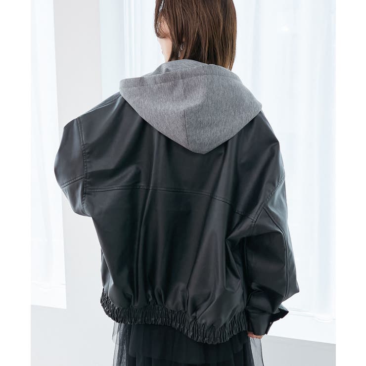 ヴィンテージライク合皮ブルゾン | MAJESTIC LEGON  | 詳細画像22 