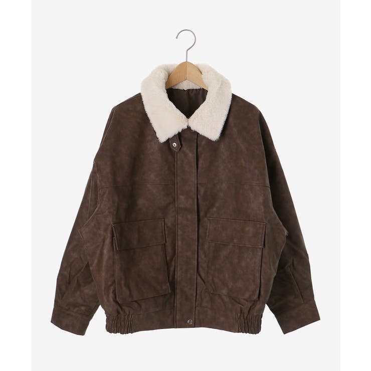 ヴィンテージライク合皮ブルゾン | MAJESTIC LEGON  | 詳細画像24 