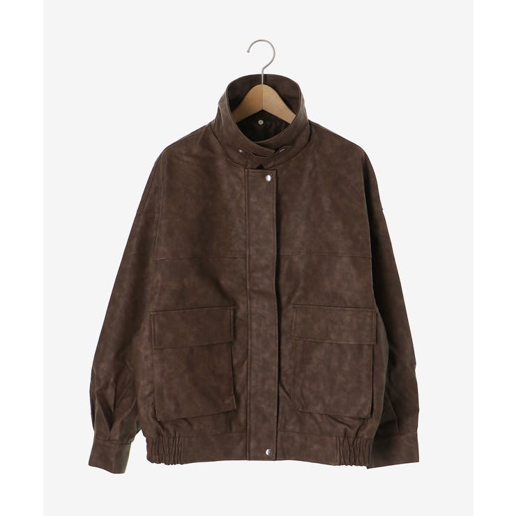 ヴィンテージライク合皮ブルゾン | MAJESTIC LEGON  | 詳細画像34 