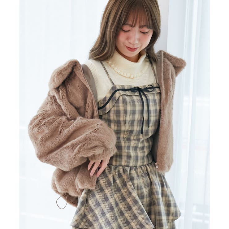 ジップデザインファーブルゾン | MAJESTIC LEGON  | 詳細画像14 