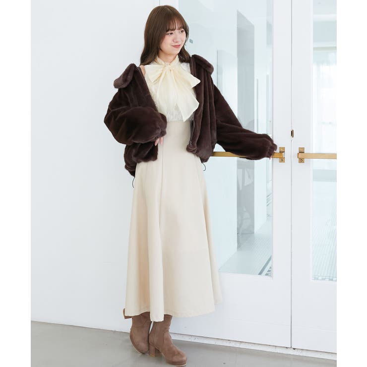 ジップデザインファーブルゾン | MAJESTIC LEGON  | 詳細画像18 