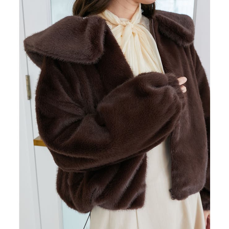 ジップデザインファーブルゾン | MAJESTIC LEGON  | 詳細画像23 