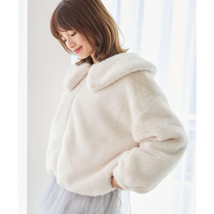 ジップデザインファーブルゾン | MAJESTIC LEGON  | 詳細画像7 