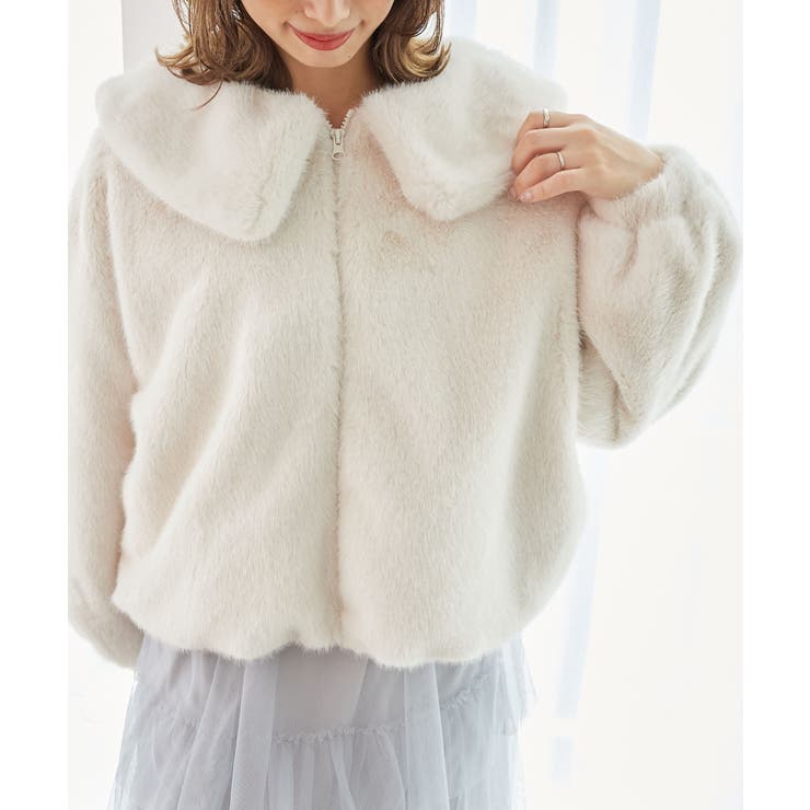 ジップデザインファーブルゾン | MAJESTIC LEGON  | 詳細画像9 